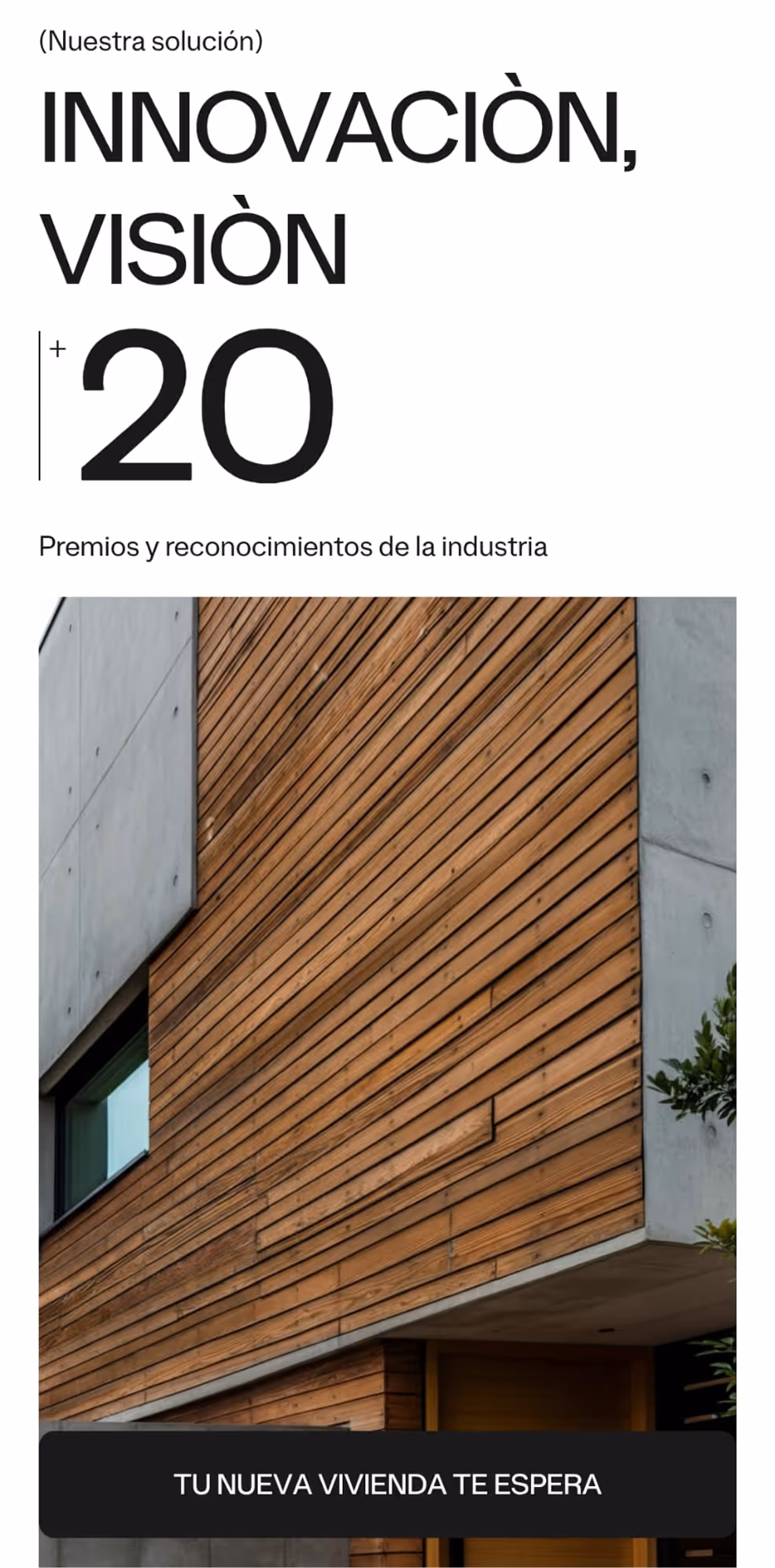 Versión móvil de la web de Estudio Arquó